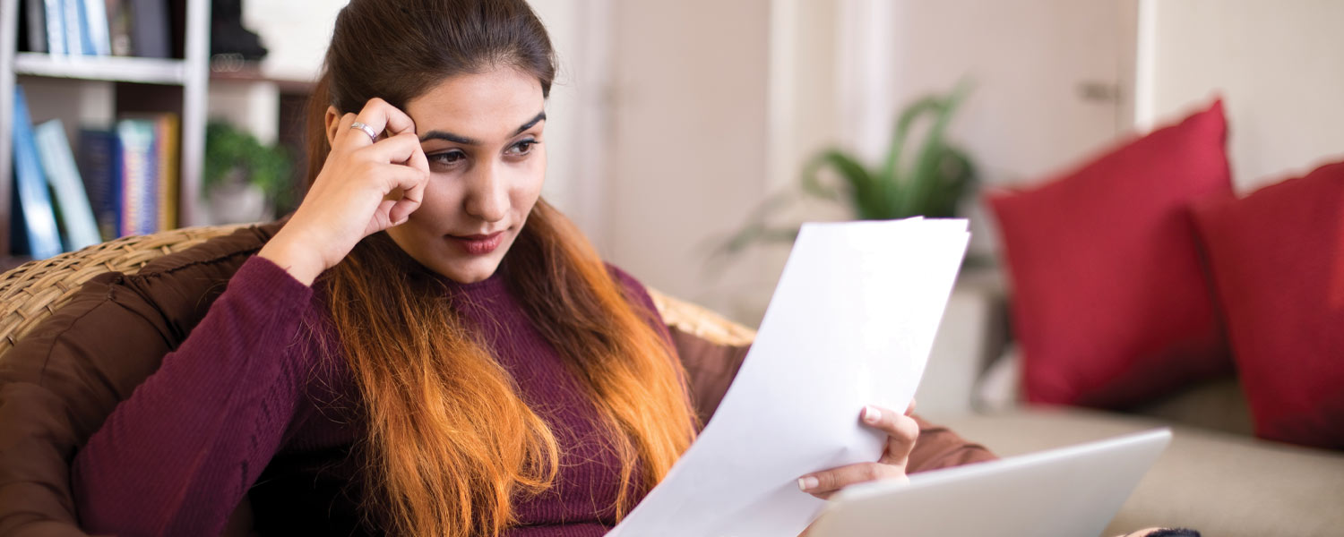 Woman looking frustrated